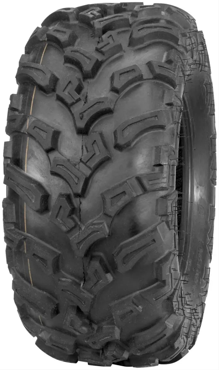 QuadBoss QBT447 Utility Tire - 25x10-12 6Ply - Durable ATV/UTV off-road tire with enhanced traction and puncture resistance.