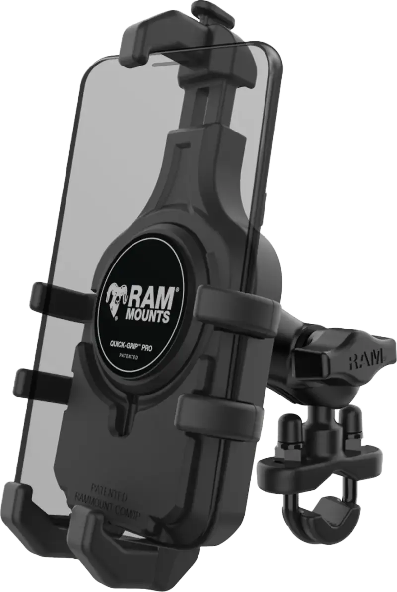 Quick Grip Pro Handlebar Phone Mount Short - RAM
