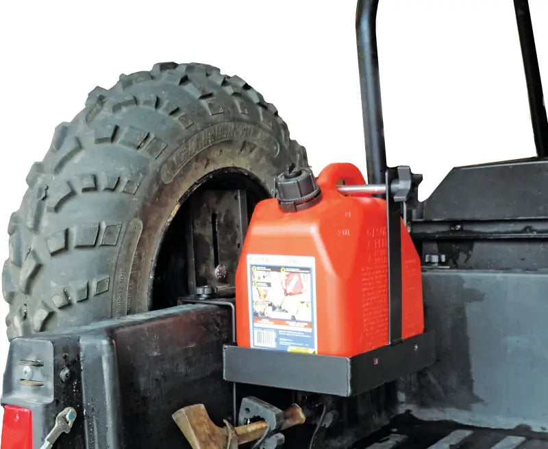 R-3015 ST Auxiliary Fuel Can Tool Holder & Spare Tire Mount