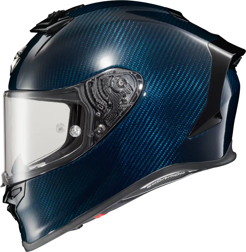 R1C-0207 Exo R1 Air Full Face Helmet Carbon Blue 2x - EXO-R1