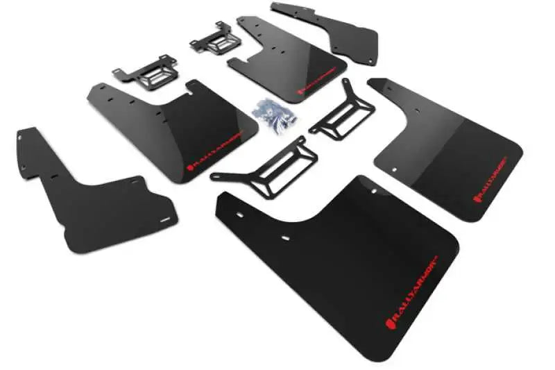 Rally Armor Rally Armor 12-19 Toyota 4Runner UR Black Mud Flap w/ Red Logo