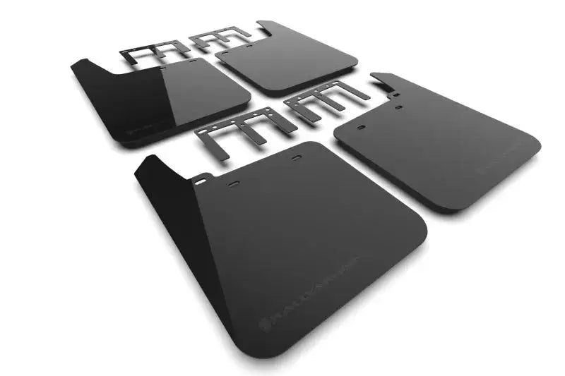 Rally Armor 19-24 GMC Sierra 1500 AT4 Black UR Mud Flap w/ Metallic Logo - Body & Protection