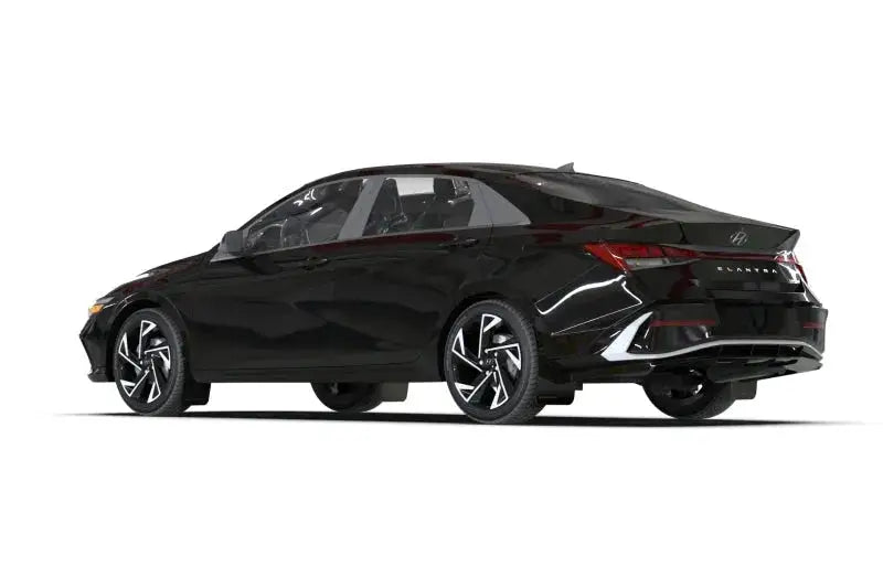 Rally Armor 2024 Hyundai Elantra Black Mud Flap Red Logo - Body & Protection