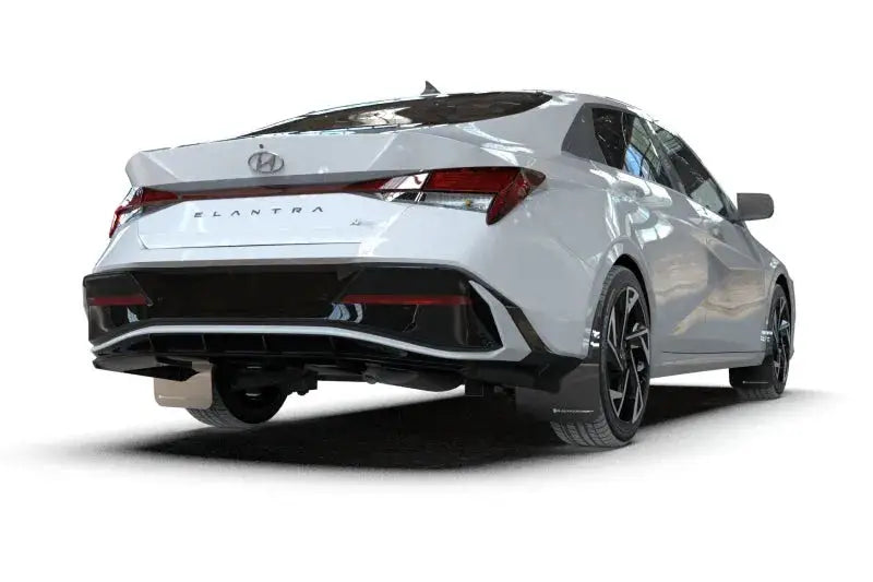 Rally Armor 2024 + Hyundai Elantra N Line Black Mud Flap w/ Red Logo - Body & Protection