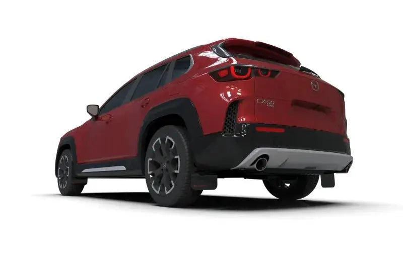 Rally Armor - 2024 Mazda CX-50 Black UR Mud Flap W/Grey Logo (Will Not Fit CX-5) - Body & Protection
