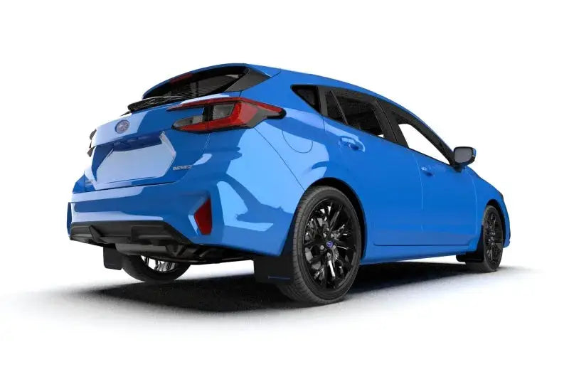 Rally Armor 2024 Subaru Impreza Black UR Mud Flap w/ Grey Logo - Body & Protection