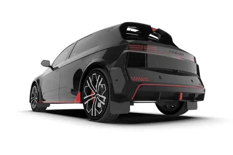 Rally Armor 2025 + Hyundai Ioniq 5 N Black Mud Flap w/ Metallic Logo - Body & Protection