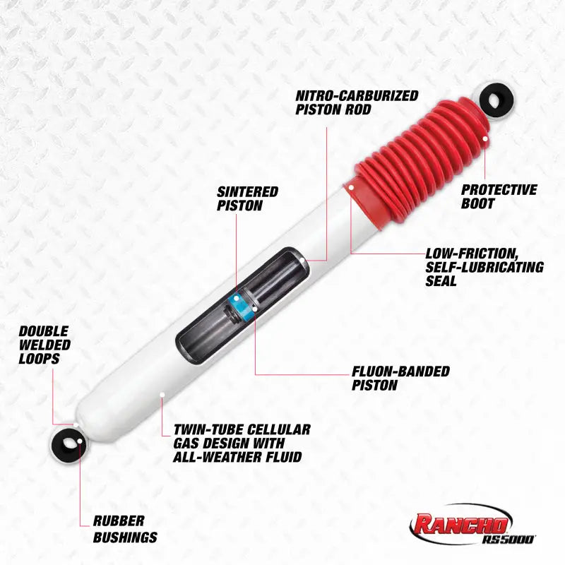 Rancho 85-05 Chevrolet Astro Front RS5000 Steering Stabilizer - RS5406
