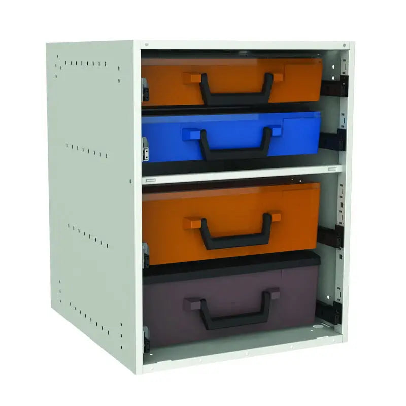 Metal cabinet with colorful storage cases for rcsk5 c rolacase drawer parts org kits