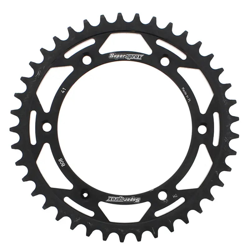 SUPERSPROX Rear Sprocket Steel 41t 520 Blk Suz for Powersports
