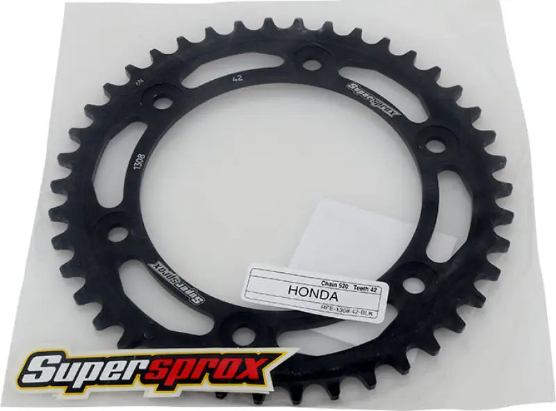 Rear Sprocket Steel 42t 520 Blk Hon