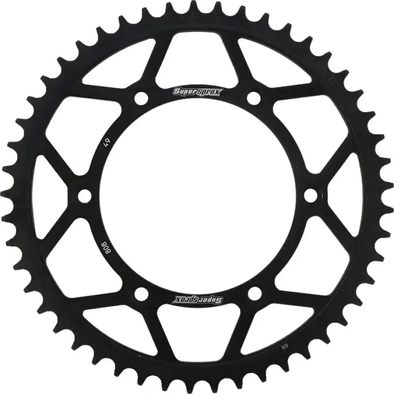 Rear Sprocket Steel 49t 520 Blk Suz