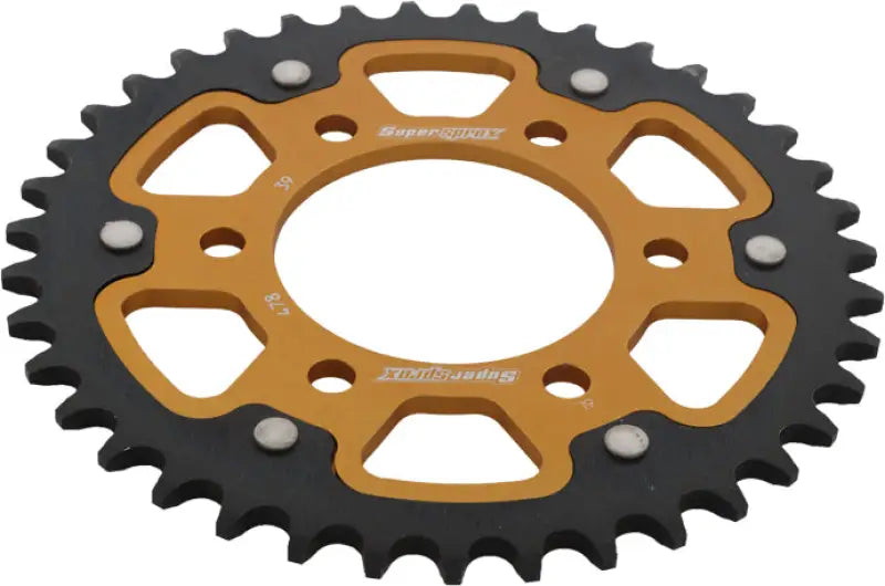 Rear Stealth Sprocket Alu/Stl 39t 520 Gld Kaw/Pol