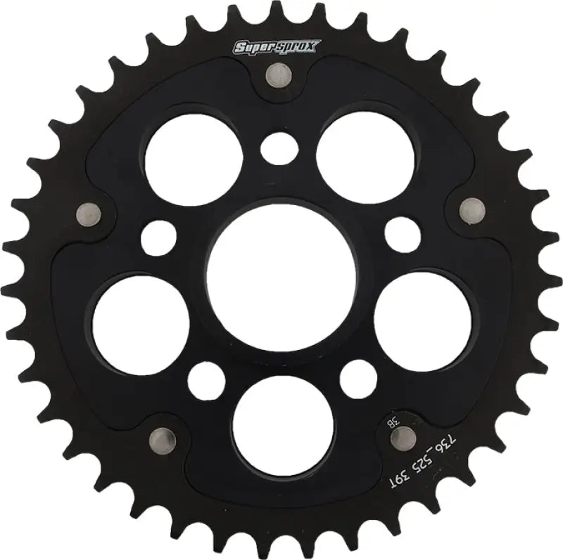 Rear Stealth Sprocket Alu/Stl 39t 525 Blk Duc