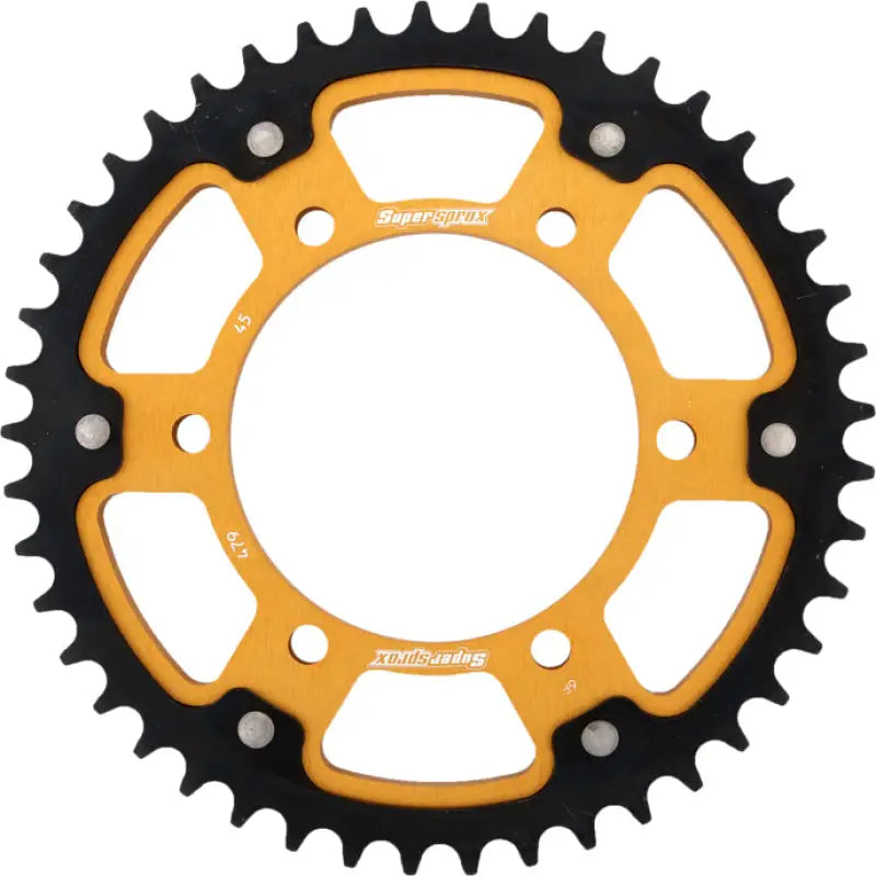 Rear Stealth Sprocket Alu/Stl 45t 530 Gld Yam