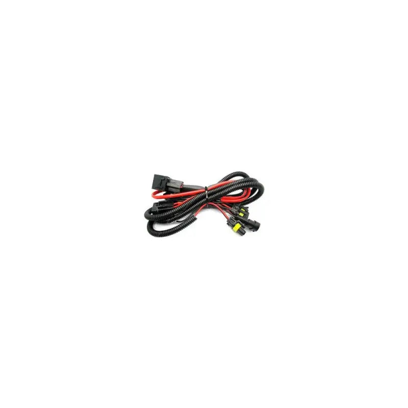 Black and red electrical wiring harness for RelayH11 ODX relay H11 H8 H9 upgrade