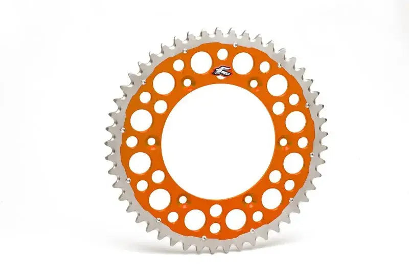 Renthal 21-23 KTM 450 Rally Factory Replica/Race Replica Rear Twinring - Orange 520-48P Teeth - Drivetrain