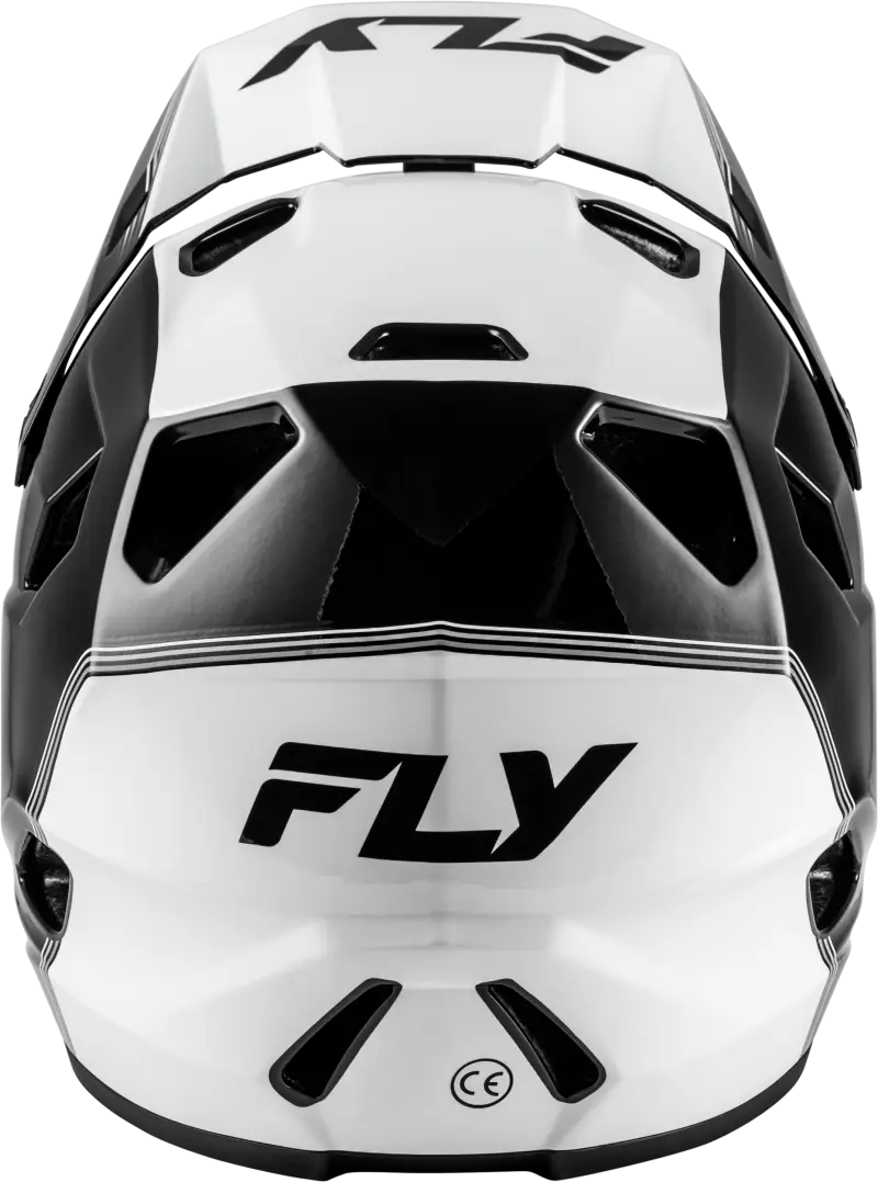 Rayce Repeat Bicycle Helmet Black/White Lg - FLY RACING