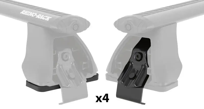 Rhino-Rack 2500 Roof Rack Fitting Kit with 4 Pads and Clamps - Truck & Automotive