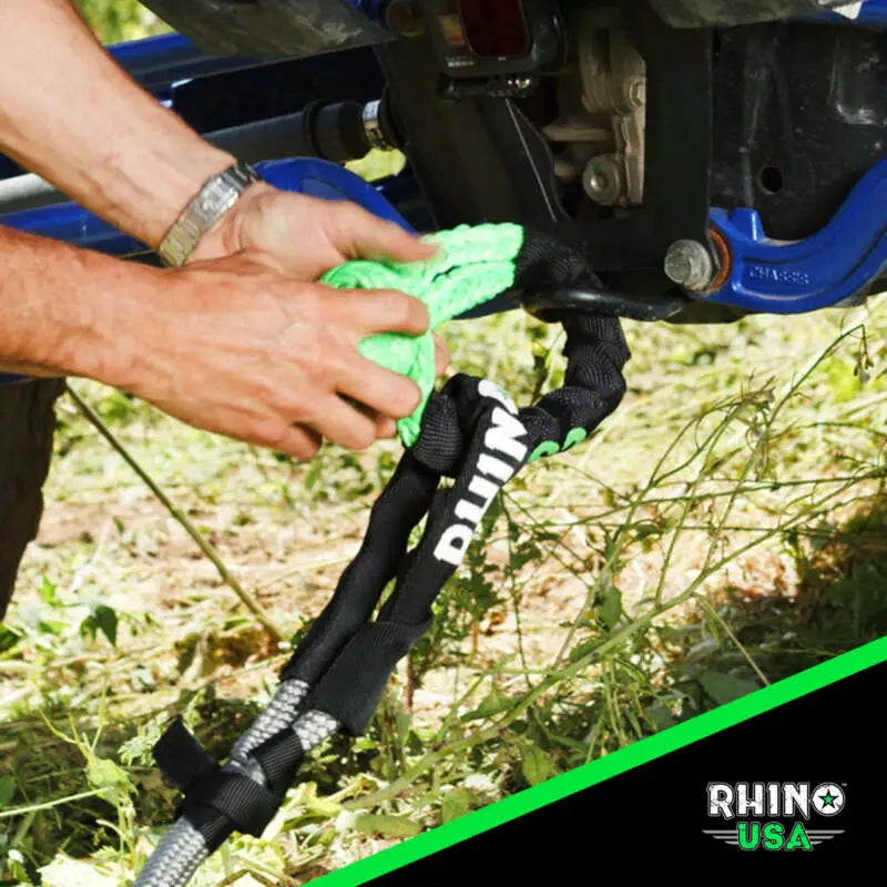 Rhino USA Kinetic Energy Recovery Rope (5/8In X 20Ft) Green - Rhino USA