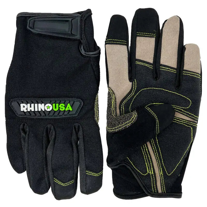 Rhino USA Recovery Gloves (Black) - Rhino USA