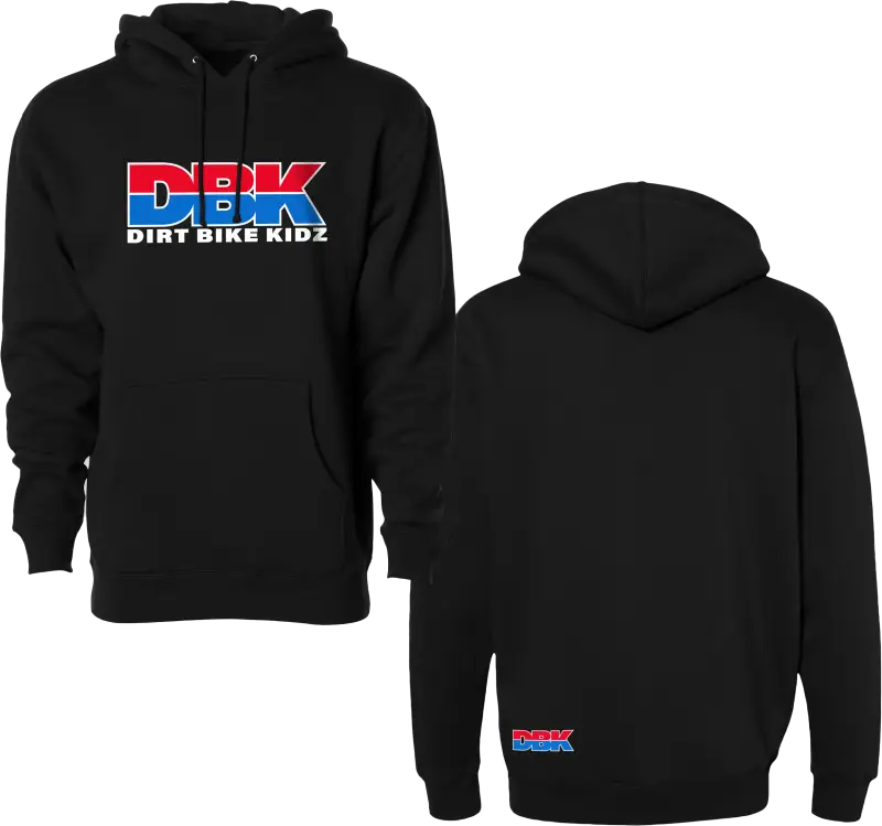 Ride Dbk Youth Hoodie Black Yl - DBK