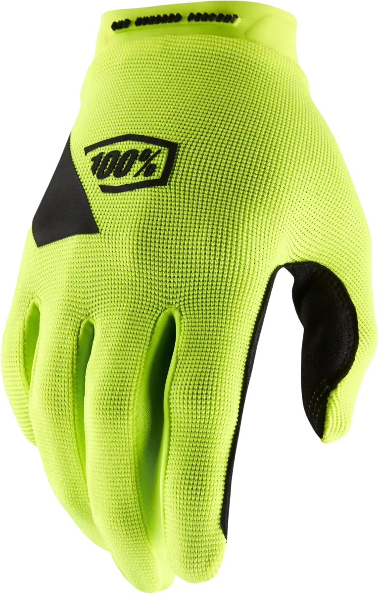 100% Ridecamp Women's Gloves Fluo Yellow/Black Sm