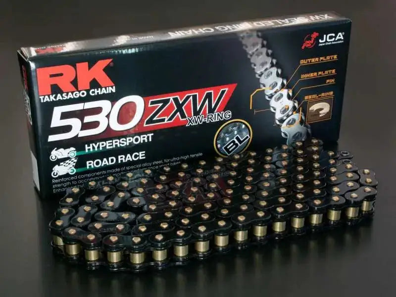 RK Chain BL530ZXW-120L XW-Ring - Black Scale - RV and Auto Parts