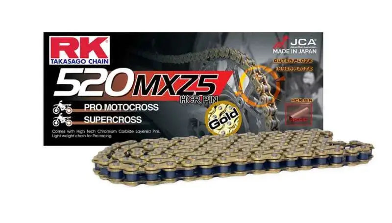 RK Chain GB520MXZ5-120L - Gold - RV and Auto Parts