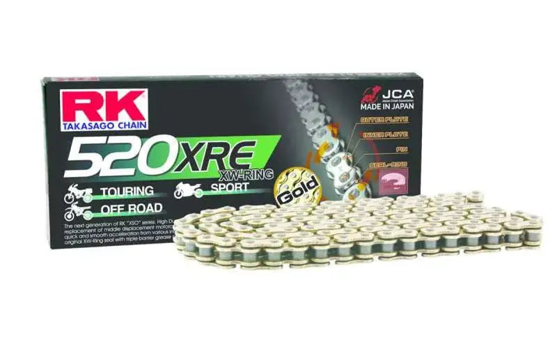 RK Chain GB520XRE-112L XW-Ring - Gold - RV and Auto Parts