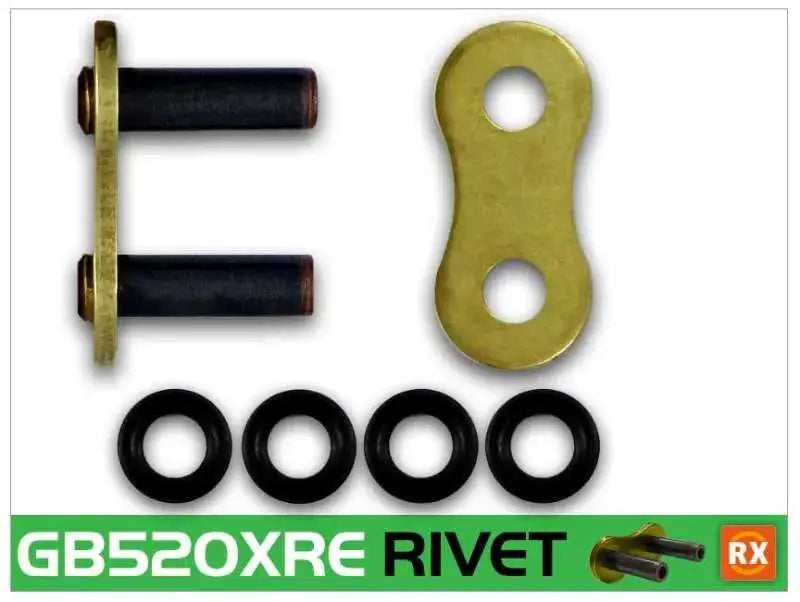 RK Chain GB520XRE-RIVET - Gold - Drivetrain