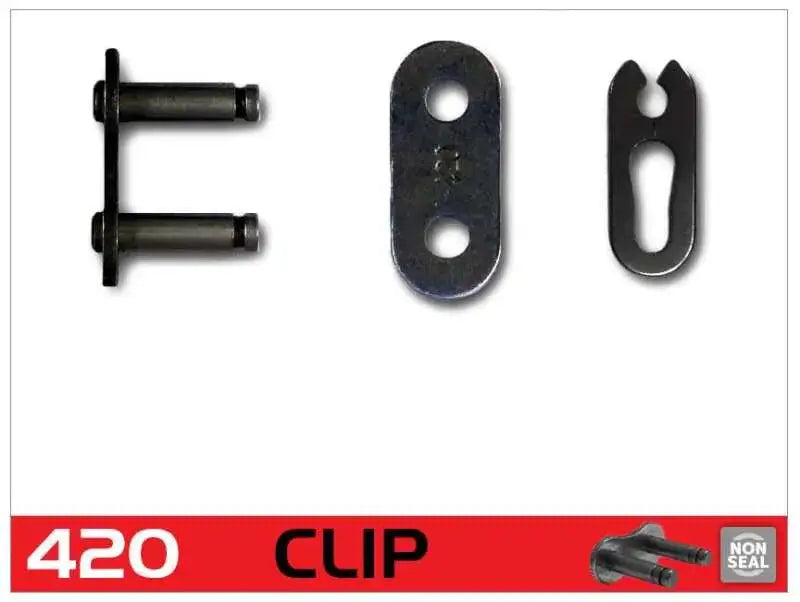 RK Chain RK-M 420-CLIP - Natural - Drivetrain
