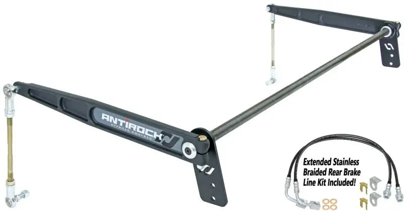 RockJock JK 4D Antirock Sway Bar Kit Rear Bolt-On Forged Arms - Truck & Automotive