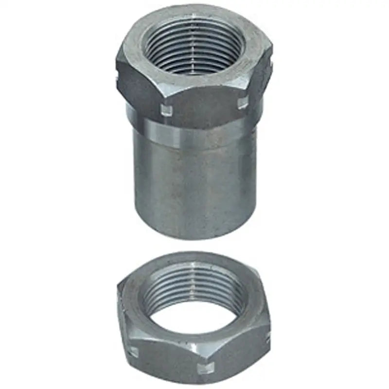 RockJock Threaded Bung With Jam Nut 1in-14 LH Thread Set - Truck & Automotive