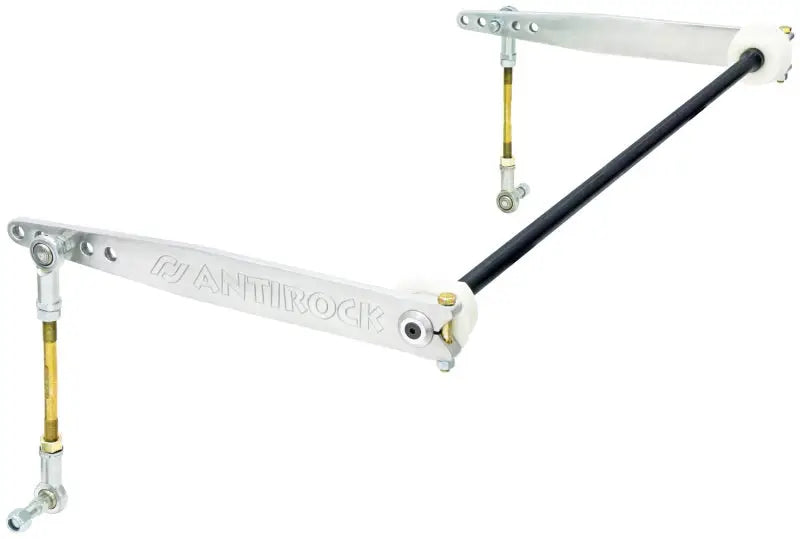 Silver metal linkage assembly for RockJock TJ LJ Antirock sway bar kit front bar kit