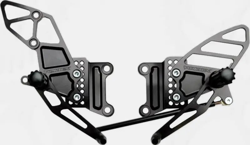 RS406K Rear Set Complete Blk Kaw