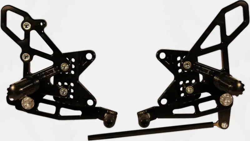 RS411K Rear Set Complete Blk Kaw