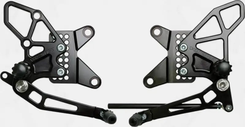 RS415K Rear Set Complete Blk Kaw