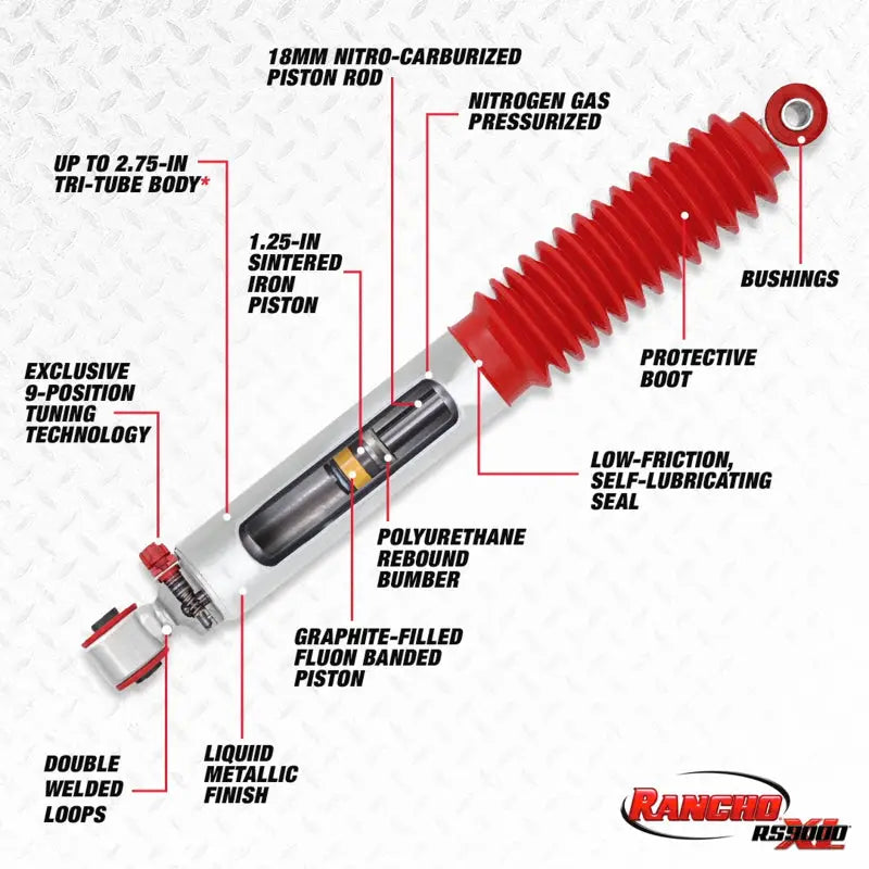 RS999322 Rancho Rs9000Xl Series Shock