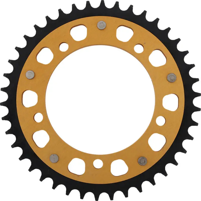 RST-1793-42-GLD Rear Stealth Sprocket Alu/Stl 42t 520 Gld Hay/Suz/Tri