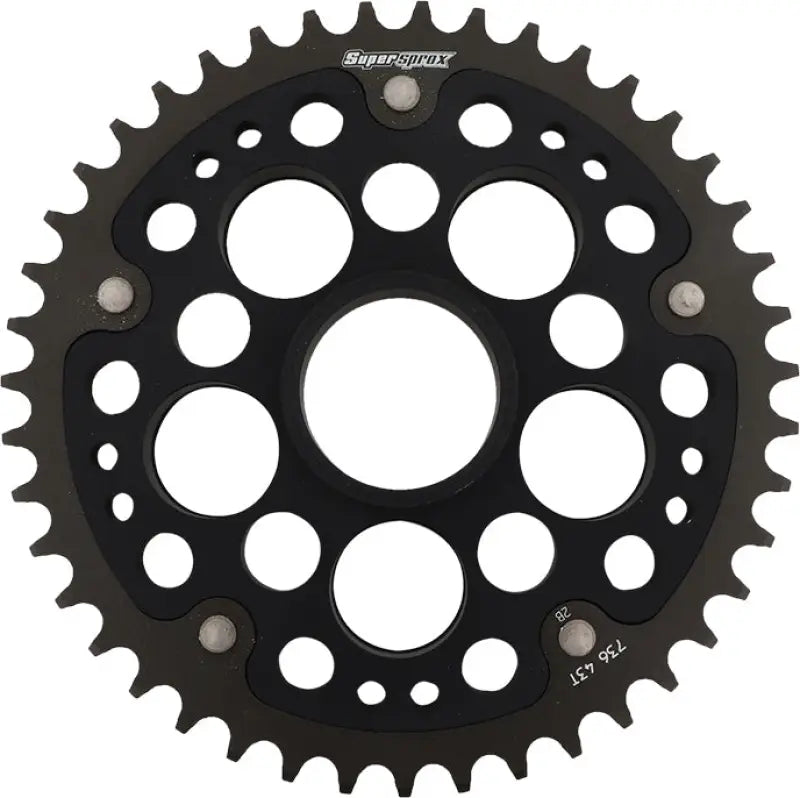 RST-736-43-BLK Rear Stealth Sprocket Alu/Stl 43t 520 Blk Duc