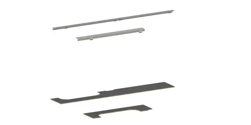 Assorted metal strips for RSVAKMS144SHR21 Rolacase roof anchor kit and floor anchor kit