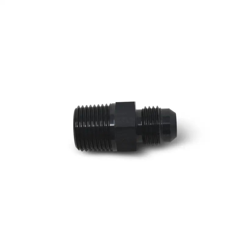 Russell Performance -4 AN to 1/4in NPT Straight Flare to Pipe (Black) - 660433