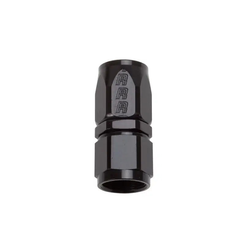 Russell Performance -4 AN Black Straight Full Flow Hose End - 610015