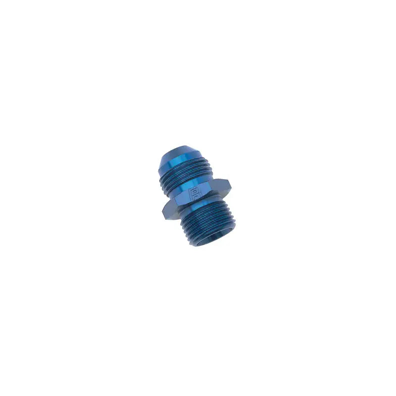 Russell Performance -6 AN Flare to 14mm x 1.5 Metric Thread Adapter (Blue) - 670520