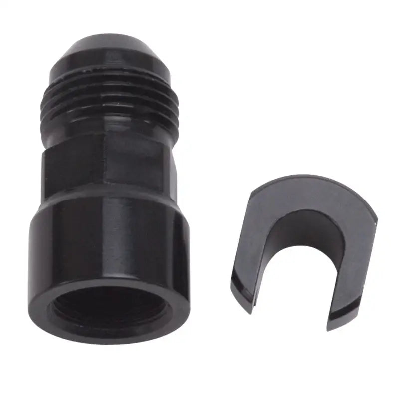 Russell Performance -8AN Male to 3/8in SAE Quick-Disconnect Female (Black Single) - 644133