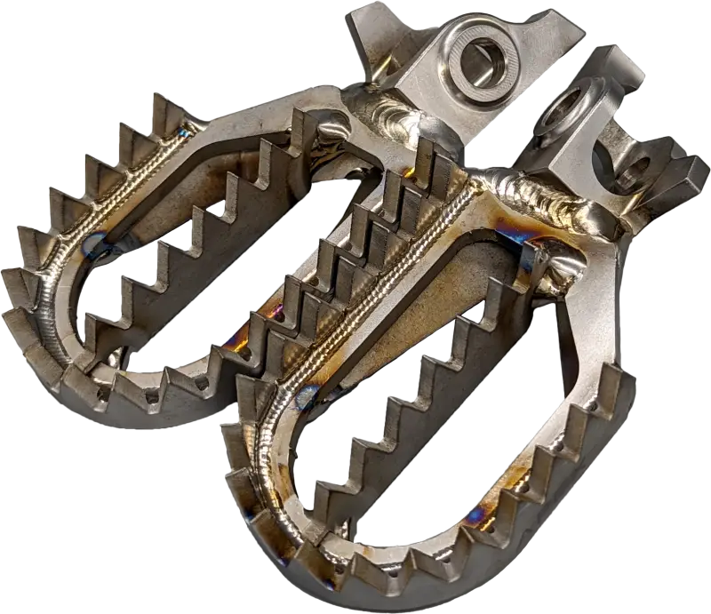 RX013 Titanium Foot Pegs