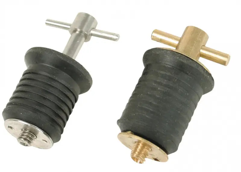 S-0291C Whitecap Stainless Steel 1-Inch Bailer Plug - Screw Type Marine Equipment