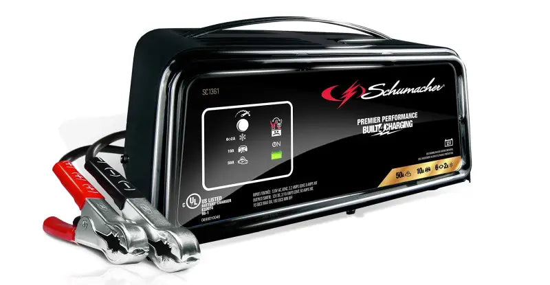 SC1361 Schumacher 50/10/6<>2 Amp Battery Charger W En