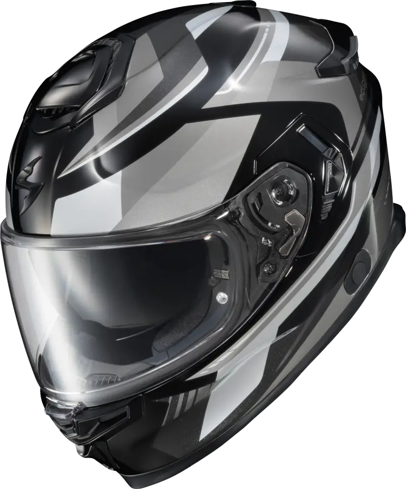 Exo Eclipse Full Face Helmet Lunar White/Black Lg - SCORPION EXO